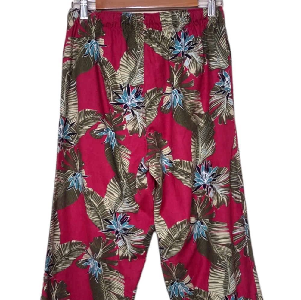 Tommy Bahama Tropical Print Men's Flannel Pajama Pants - Picture 4 of 13